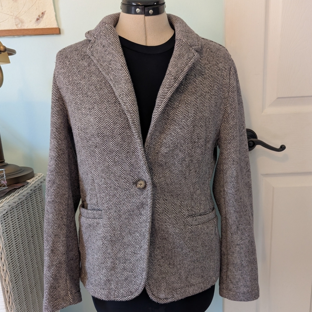 Land's End Fleece Blazer